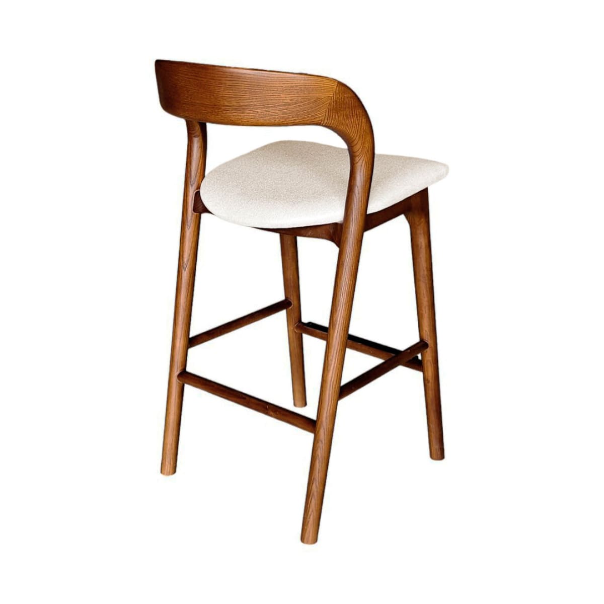 Rotondo Counter Stool - Walnut Frame - lh-import-stools