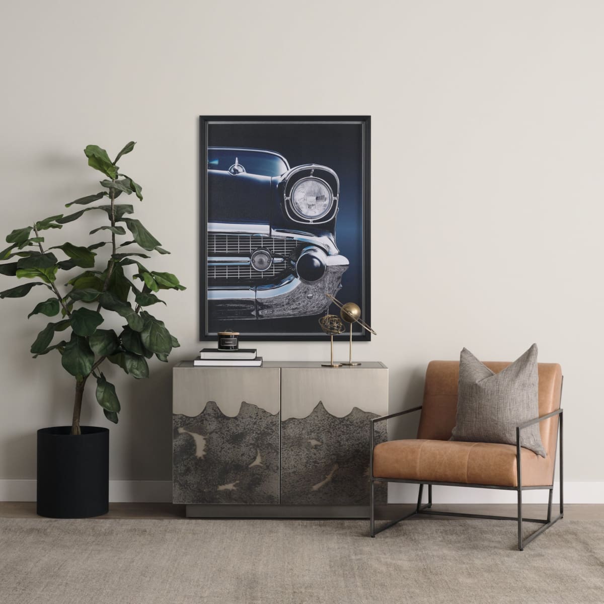 Roxdale Accent Cabinet Acid Wash | Metal - acc-chest-cabinets