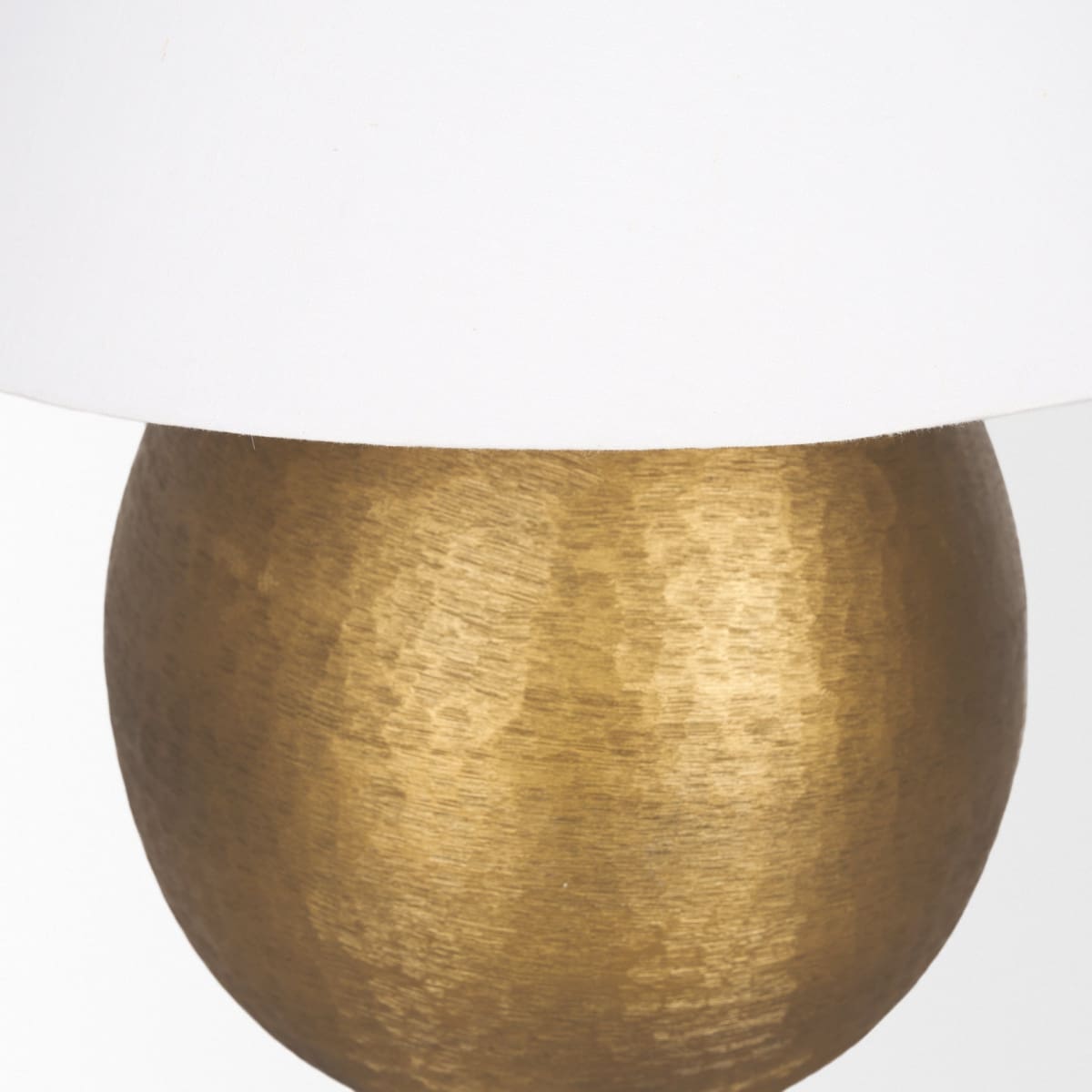 Sadiyah Table Lamp Gold Metal | Cream Shade - table-lamps