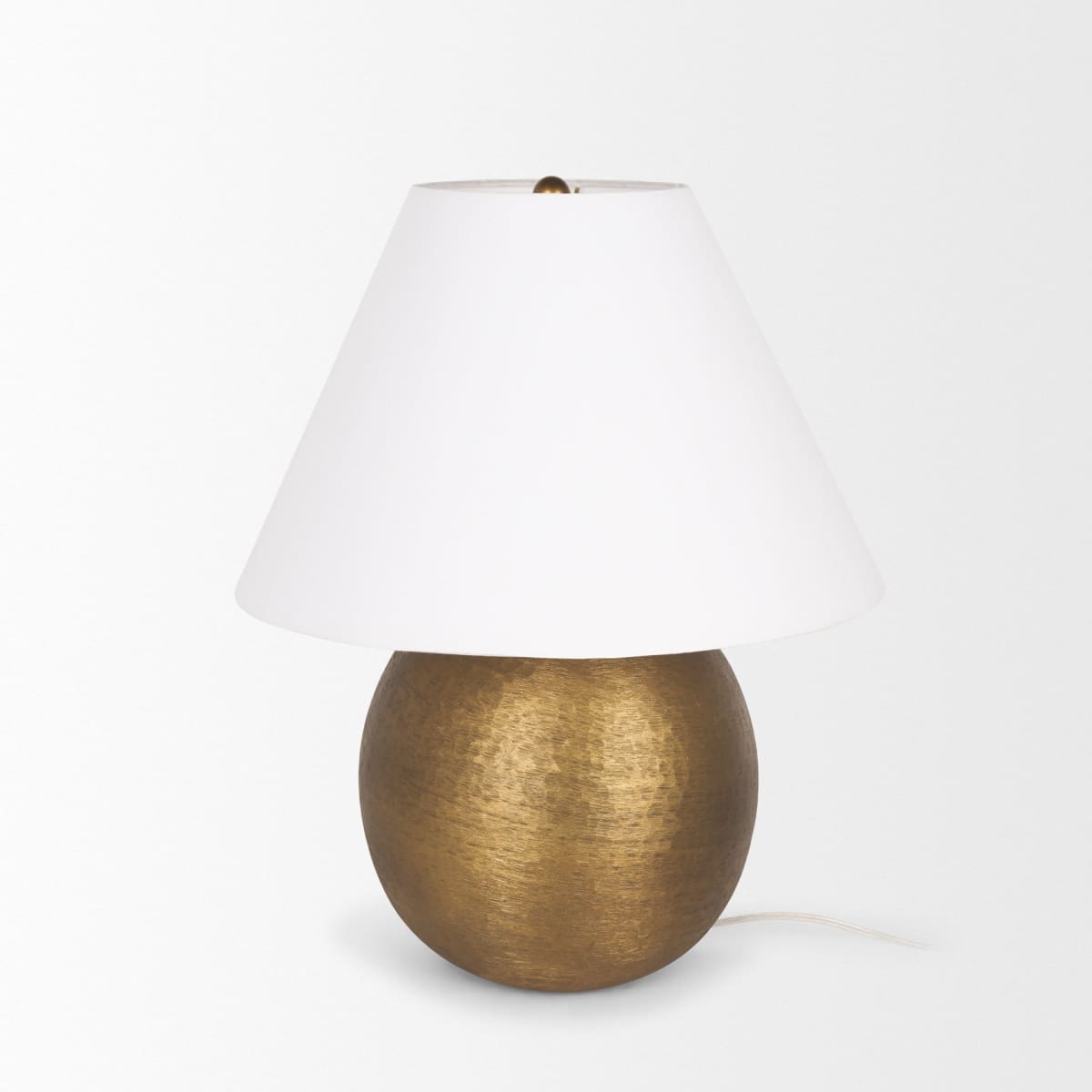 Sadiyah Table Lamp Gold Metal | Cream Shade - table-lamps