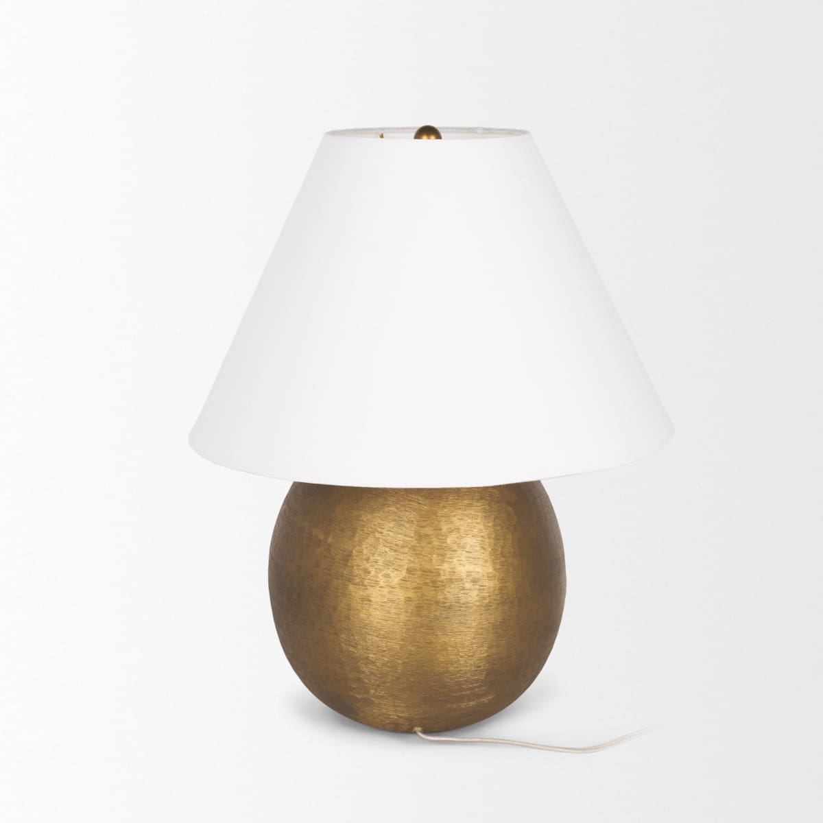 Sadiyah Table Lamp Gold Metal | Cream Shade - table-lamps