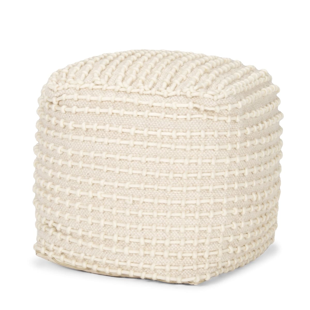 Sakaye Pouf Beige | Cream - poufs