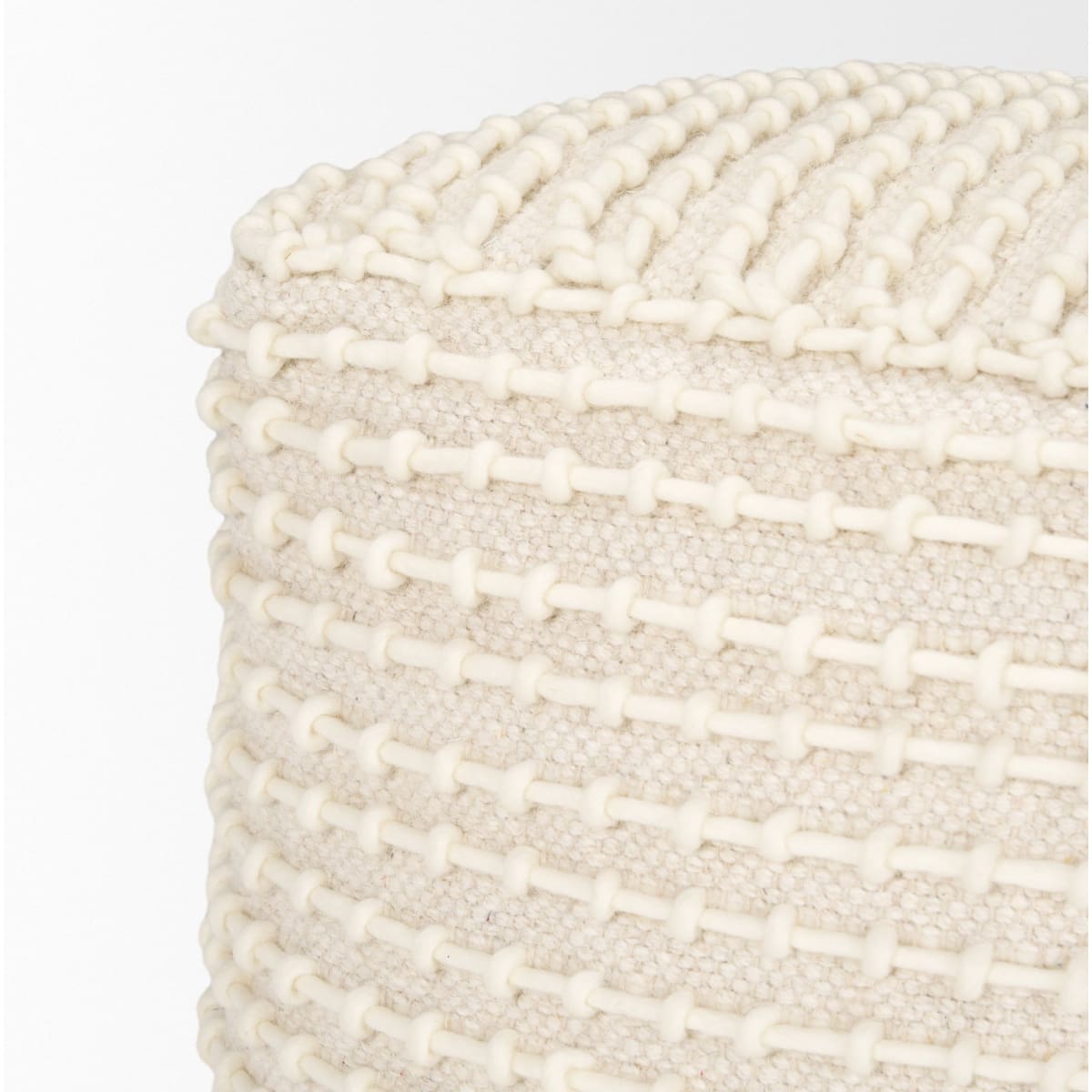 Sakaye Pouf Beige | Cream - poufs