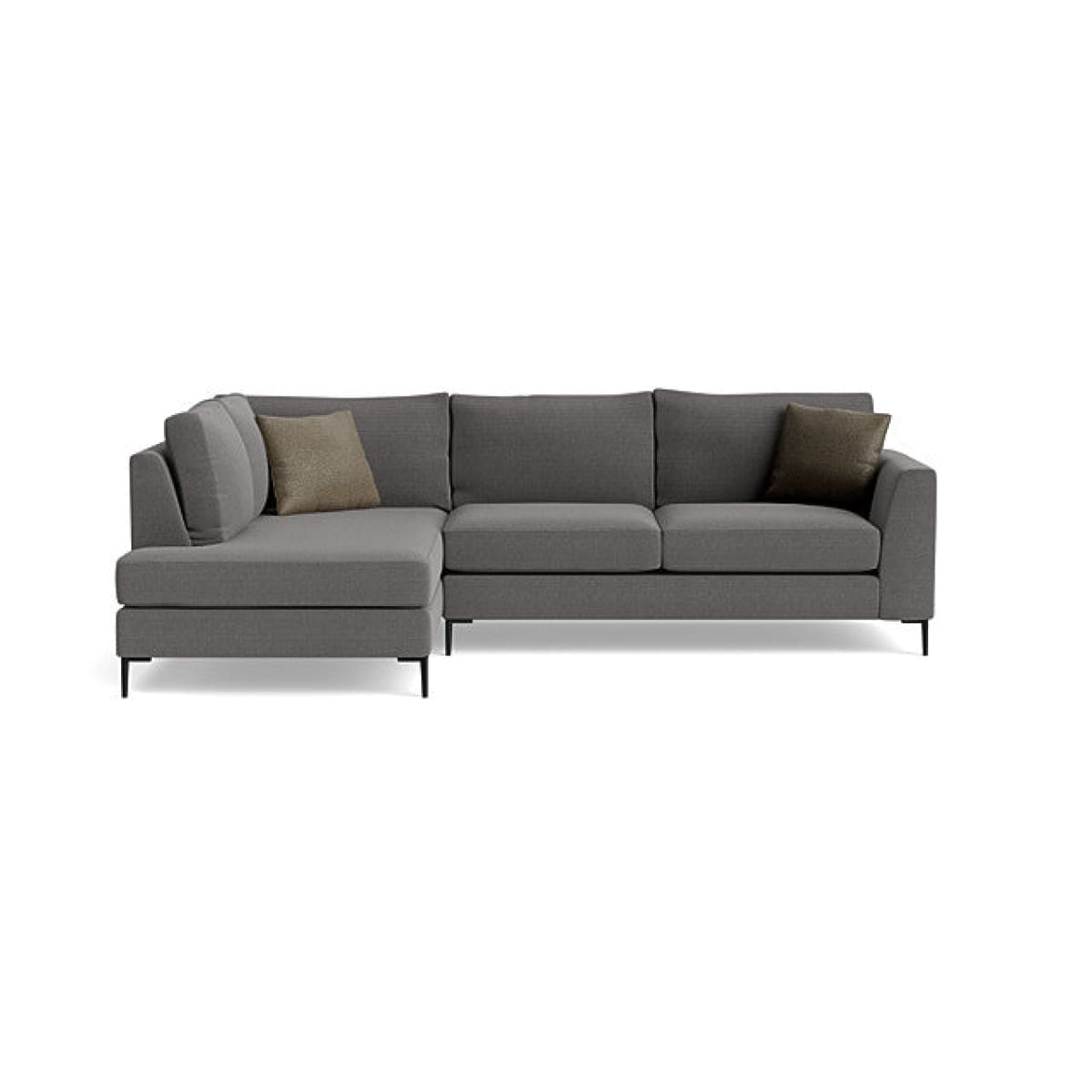 Sarah Sofa - Sectional - Boulder Steel