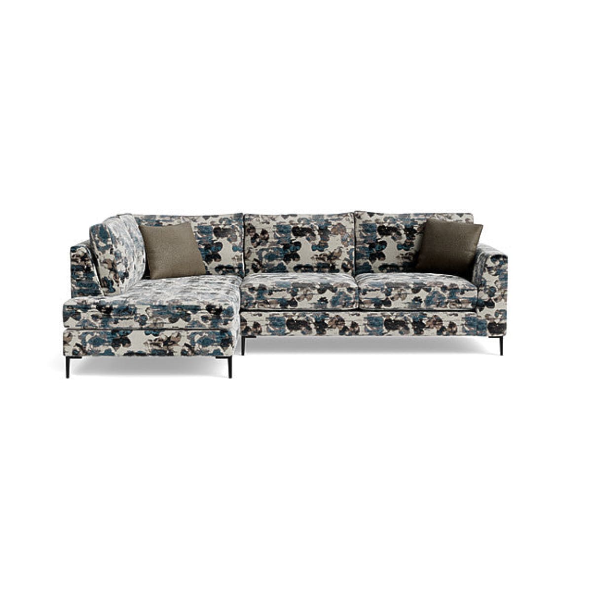 Sarah Sofa - Sectional - Mirabel Steel