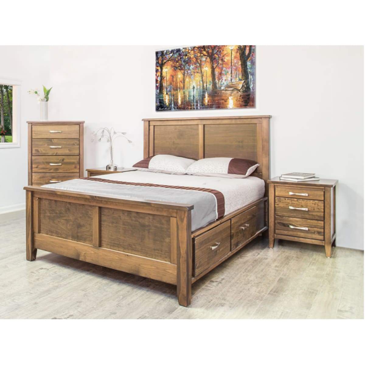 Scarlett Queen Storage Bed - BED