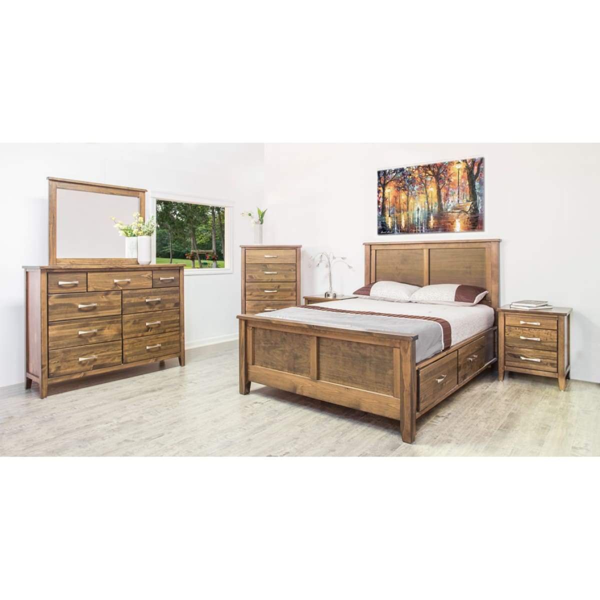 Scarlett Queen Storage Bed - BED