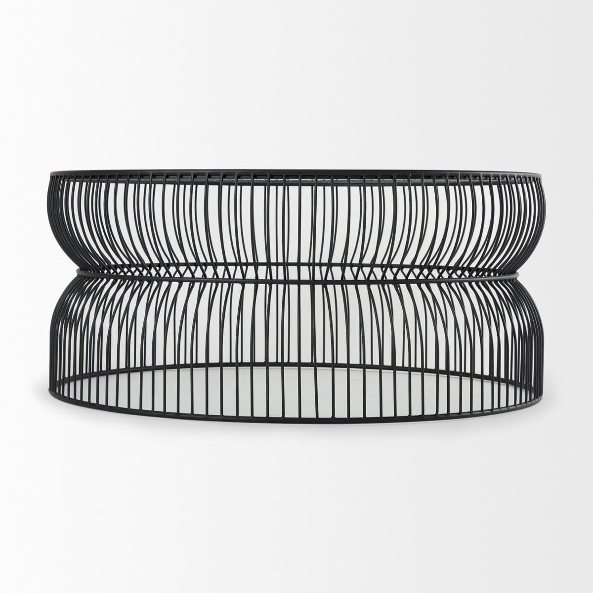 Shani Coffee Table Black Metal | Glass - coffee-tables