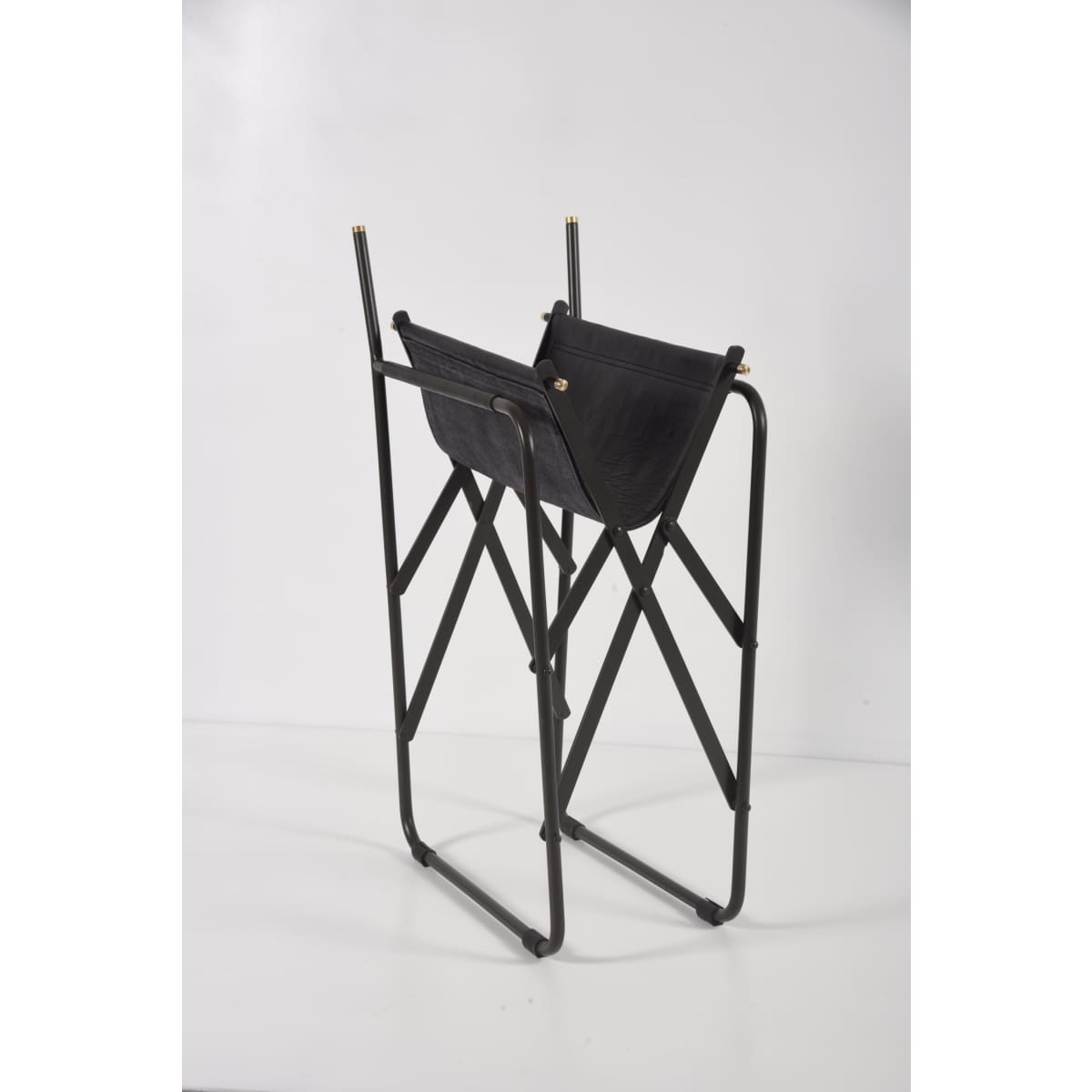 Sicily Dining Chair | Black Metal & Black Leather - dining-chairs
