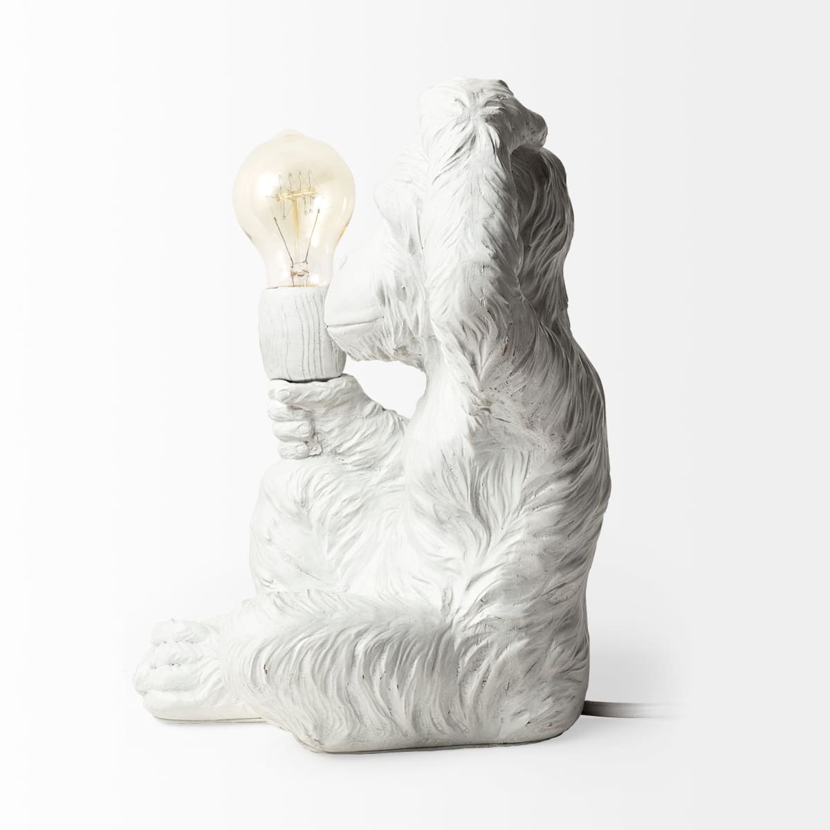 Simia Table Lamp White Resin - table-lamps