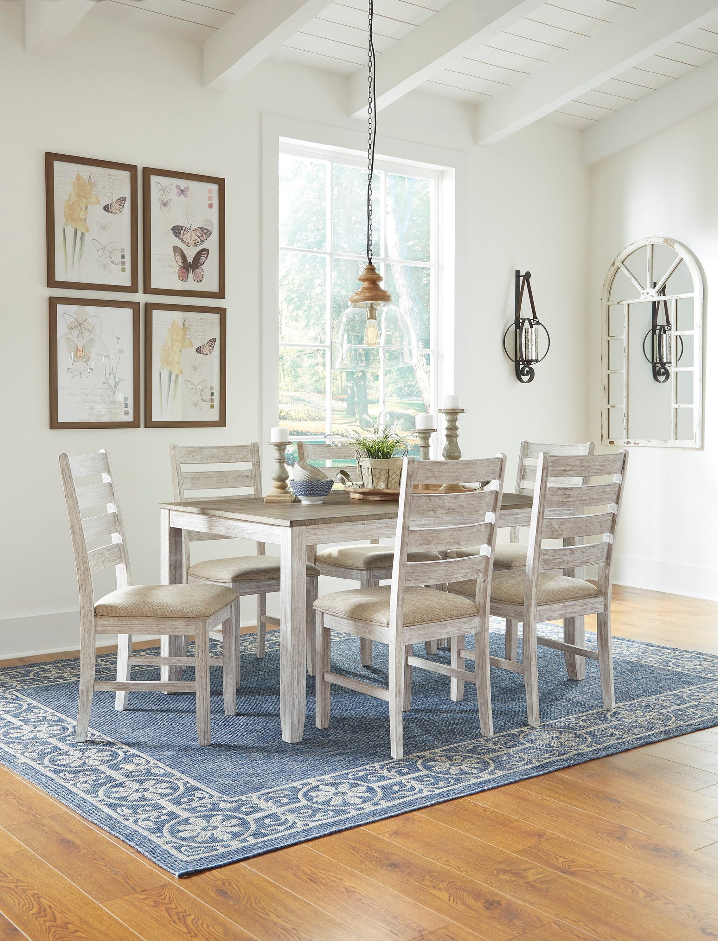 Skempton Dining Table and Chairs (Set of 7) - dining-table
