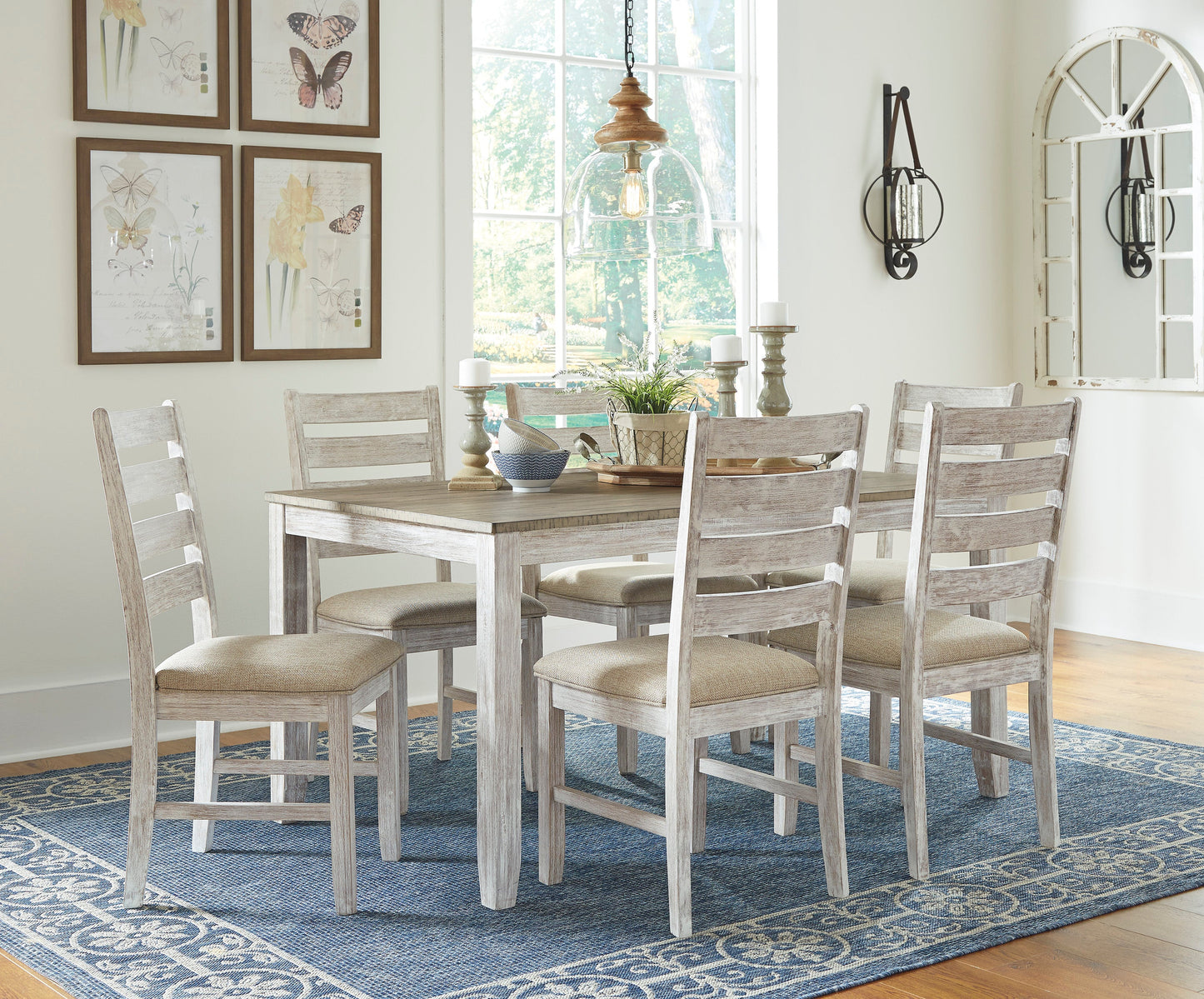 Skempton Dining Table and Chairs (Set of 7) - dining-table