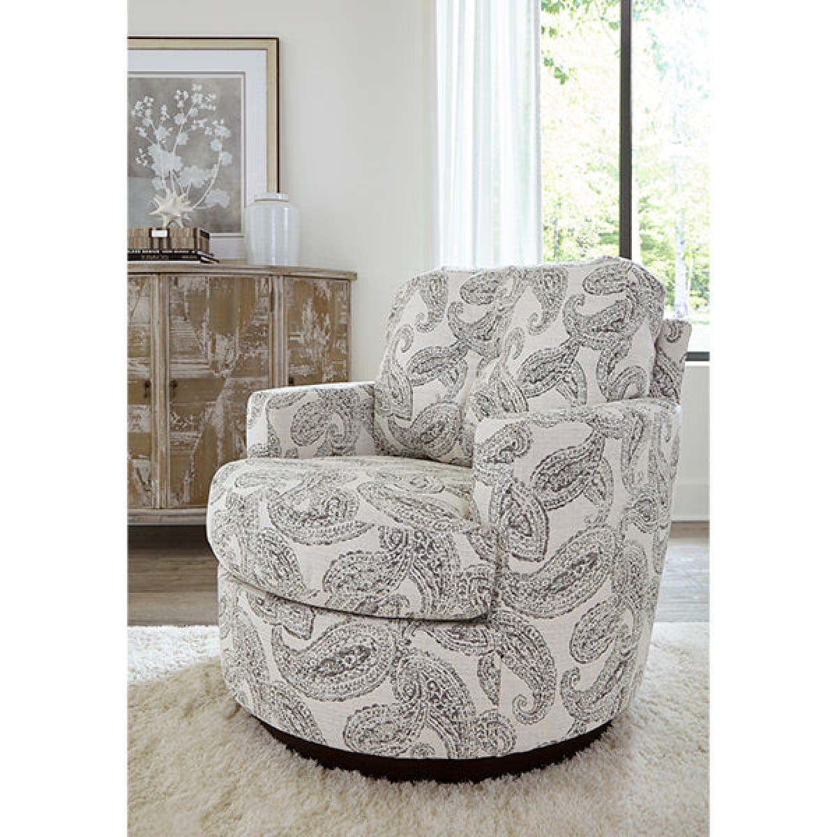 Skipper Swivel Barrel Chair - accent-chairs