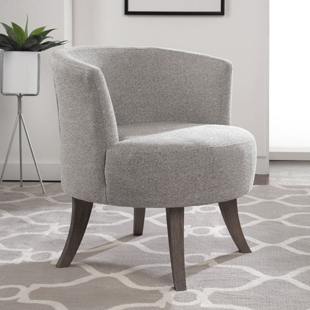 Steffen Modern Swivel Barrel - accent-chairs
