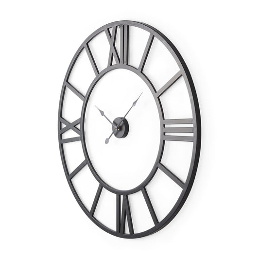 Stoke Wall Clock Black Metal | 42 - wall-clocks