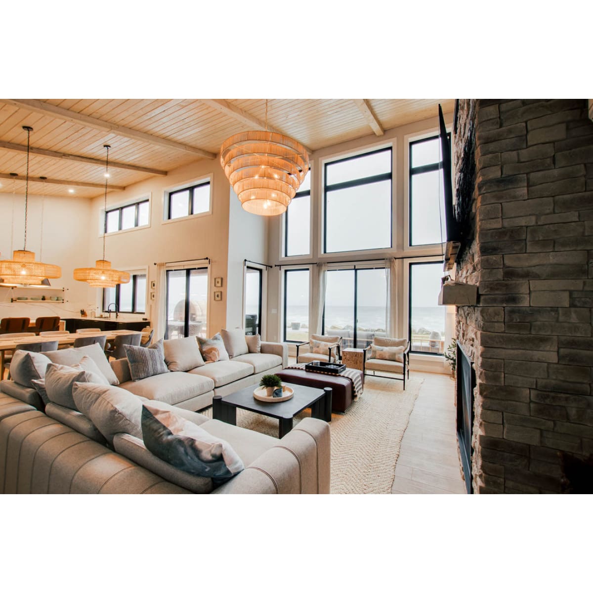 Sullivan Sectional Rhf Sofa - Alba Stone - lh-import-sectionals