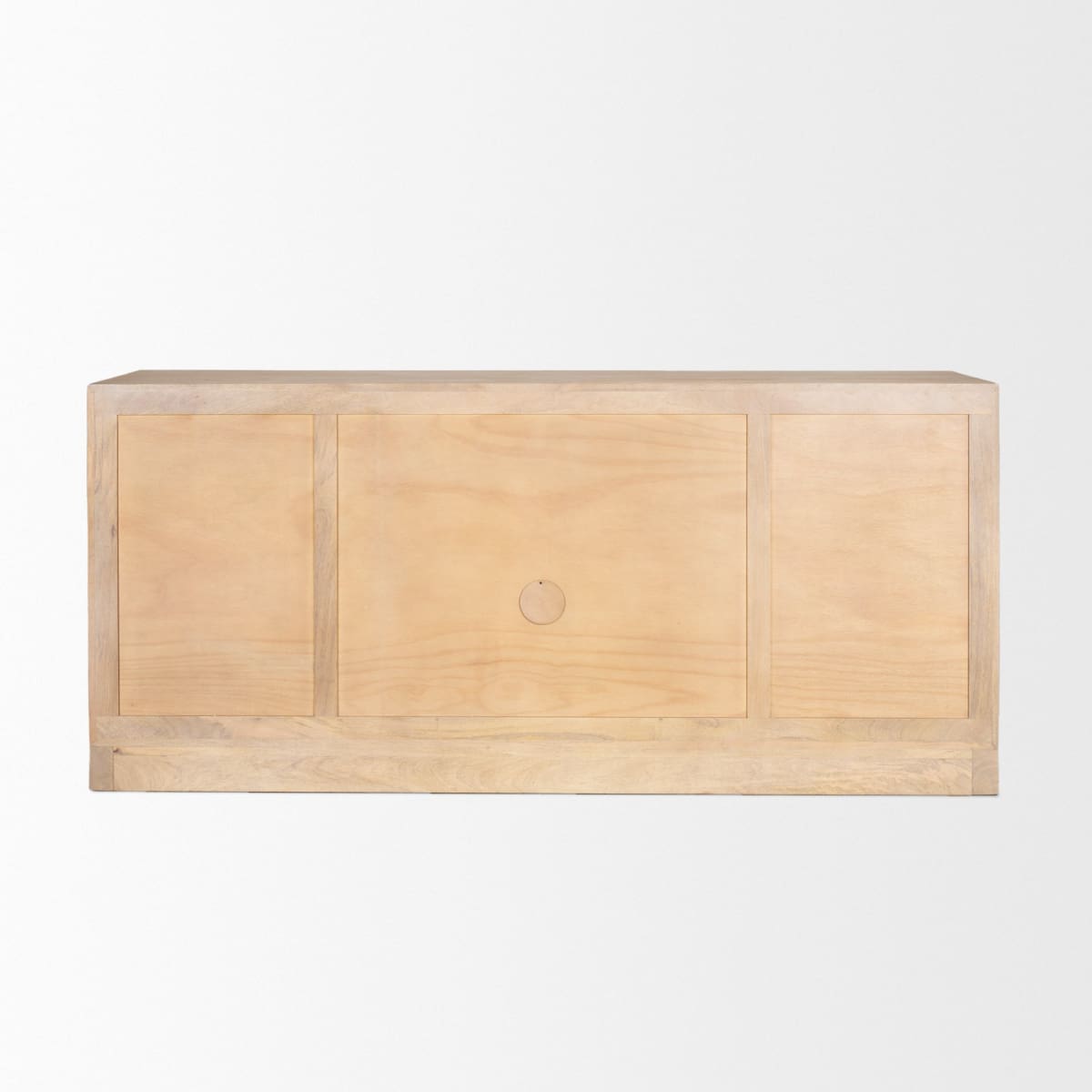 Suri Sideboard Light Brown Wood | Brass Knobs - sideboards-and-buffets