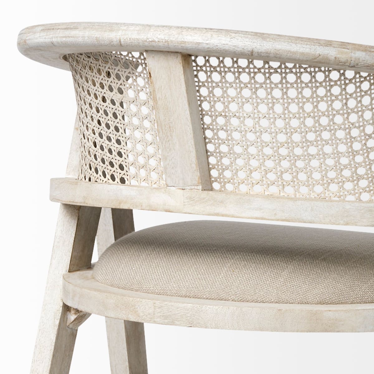 Tabitha Upholstered Seat Bar Counter Stool Beige Fabric | Blonde Wood | Counter - bar-stools