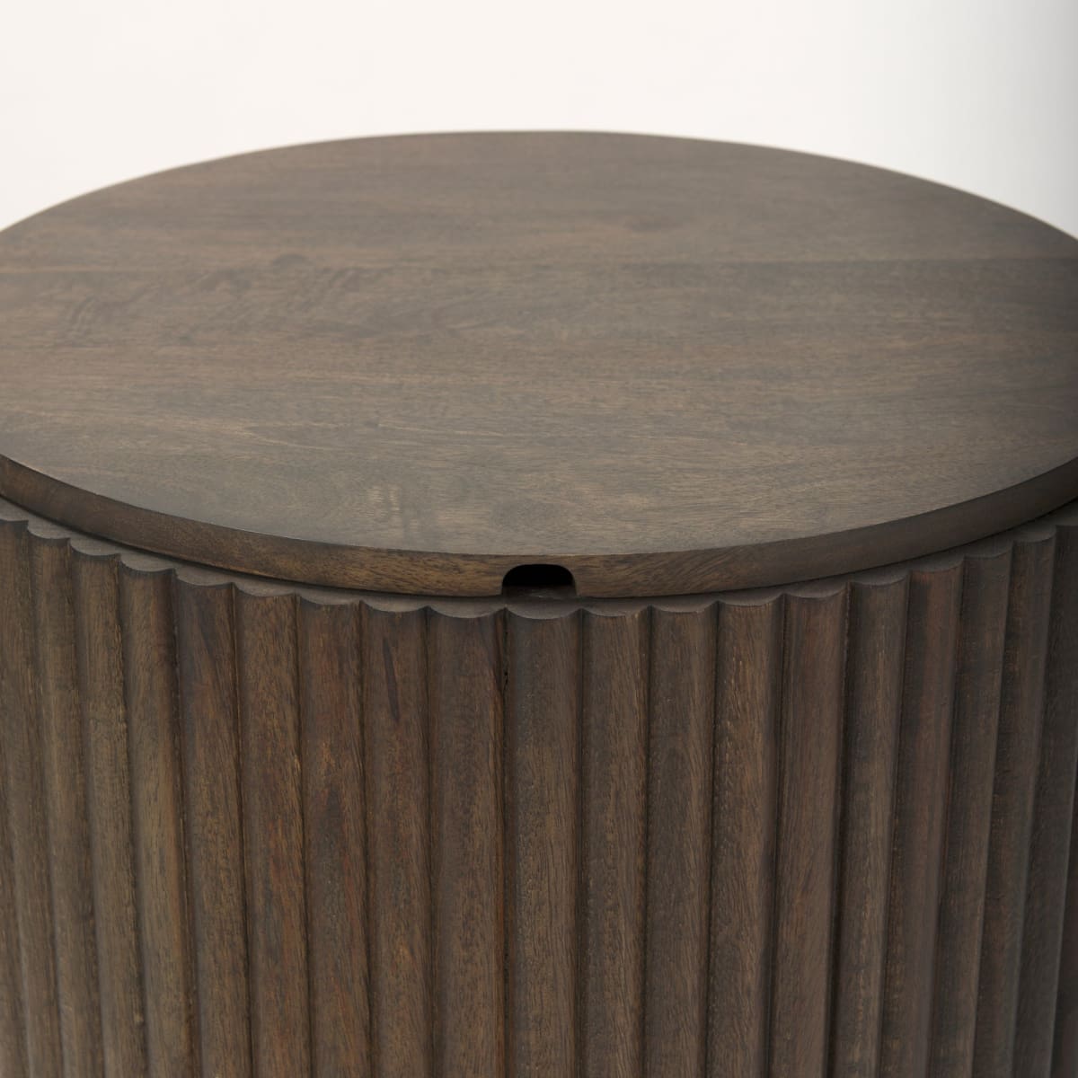 Terra Side Table Dark Brown Wood - end-and-side-tables