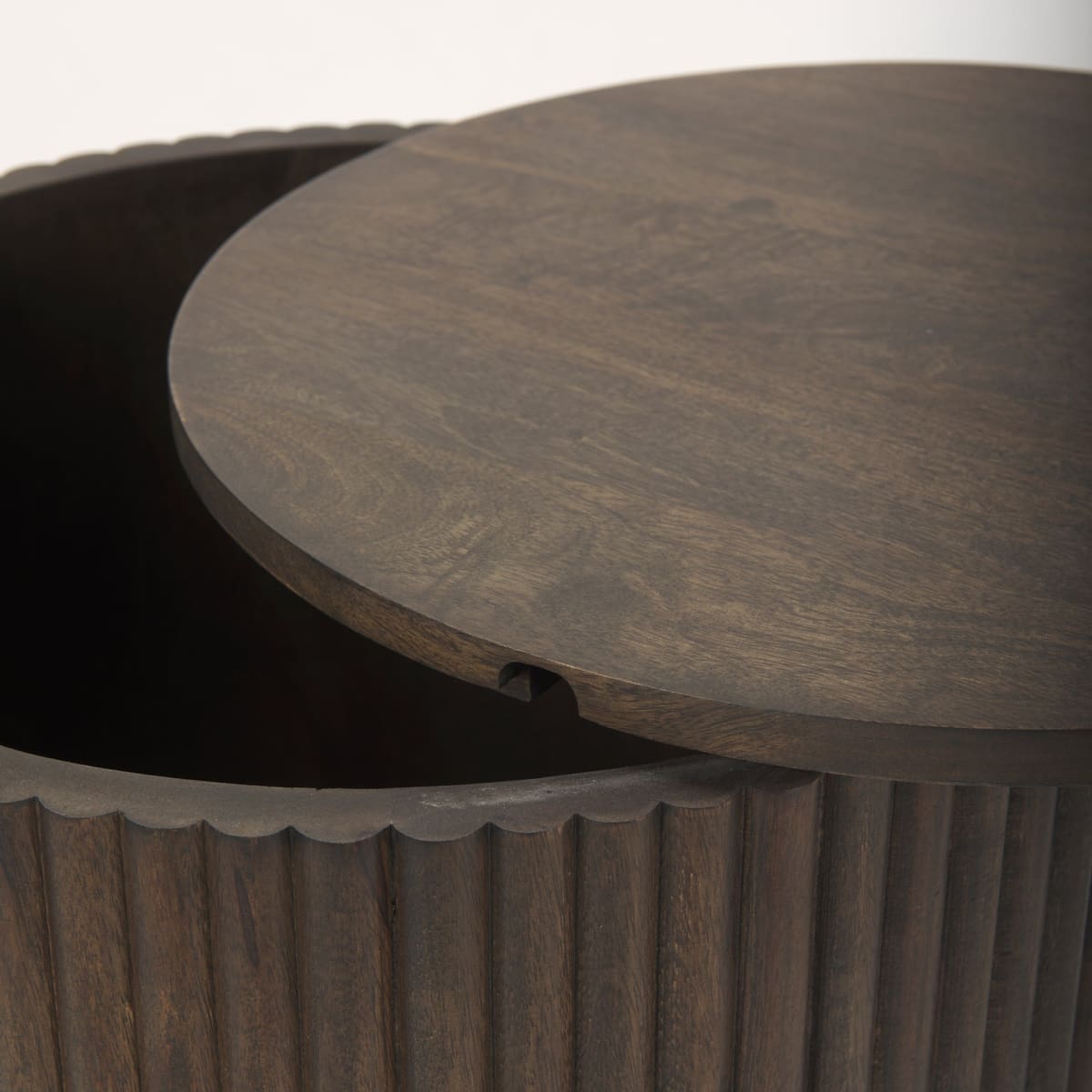 Terra Side Table Dark Brown Wood - end-and-side-tables