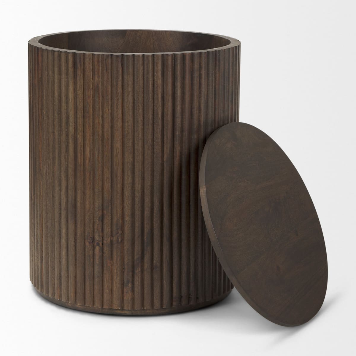 Terra Side Table Dark Brown Wood - end-and-side-tables