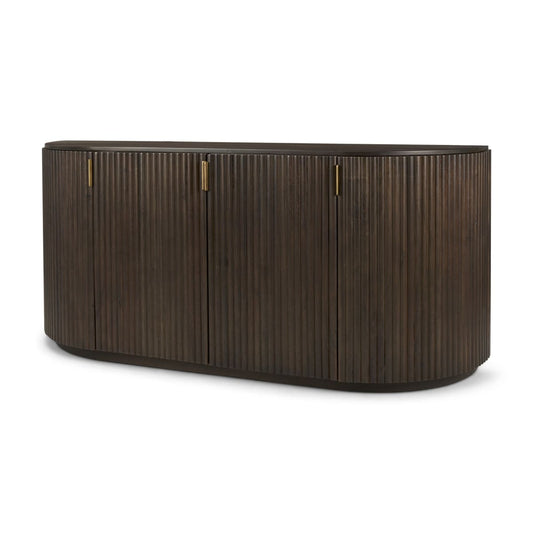 Terra Sideboard Dark Brown Wood - sideboards-and-buffets