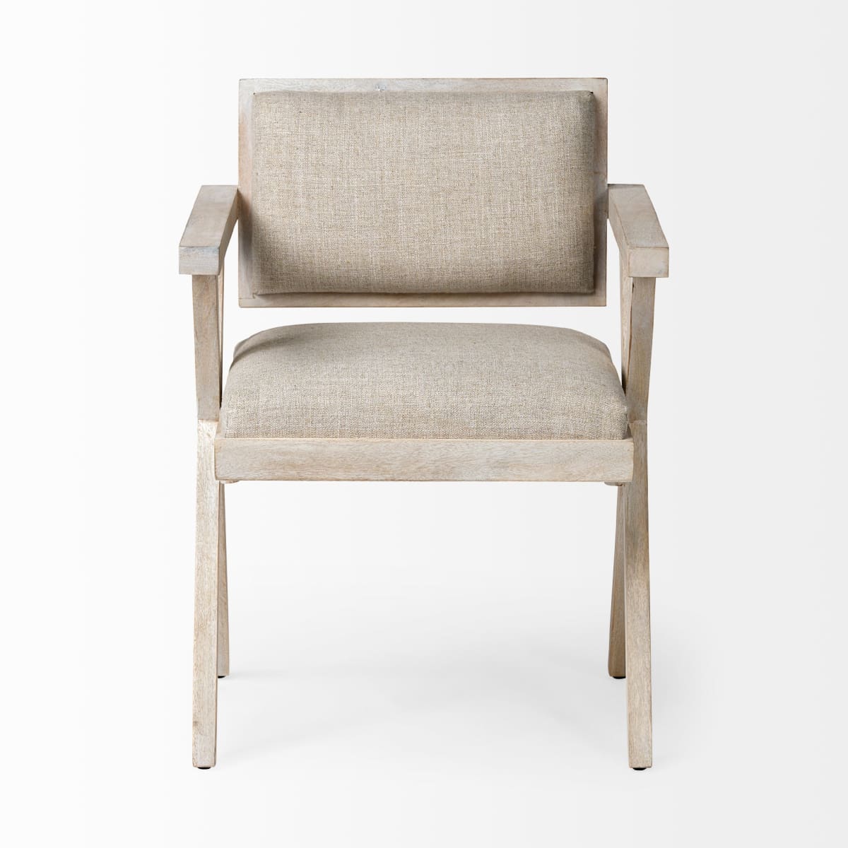 Topanga Dining Chair Cream Fabric | Blonde Wood - dining-chairs