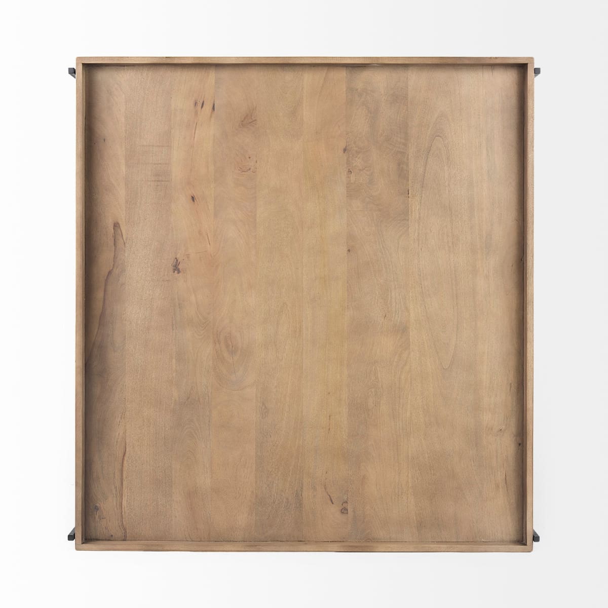Trey Coffee Table Brown Wood | Black Metal - coffee-tables