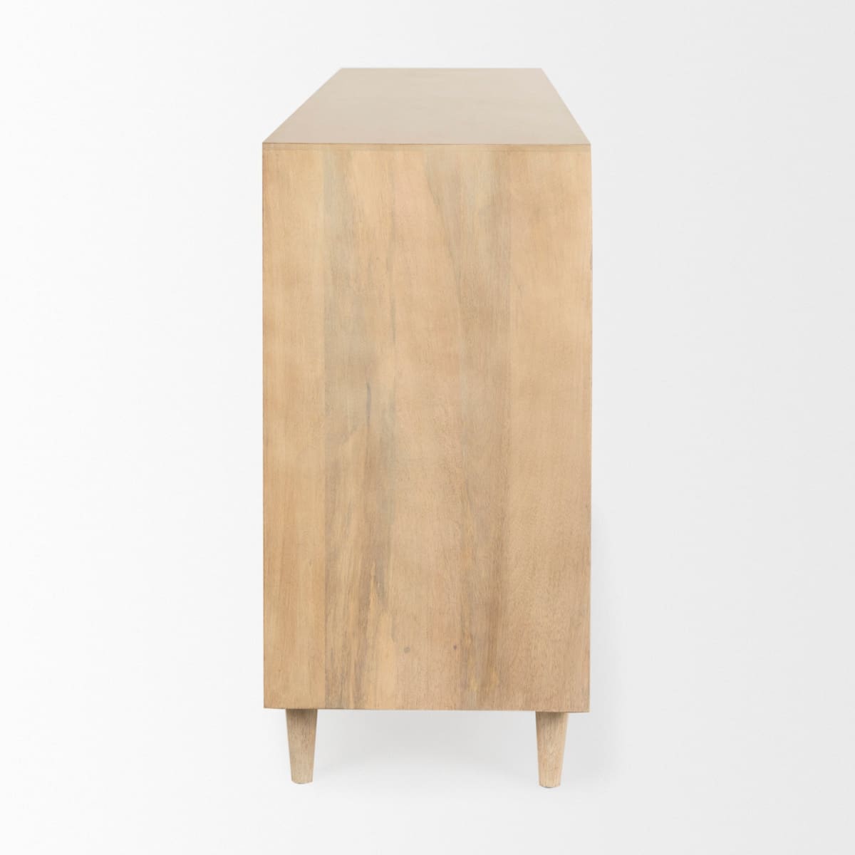 Tucker Sideboard Light Brown Wood | 4 Door - sideboards-and-buffets