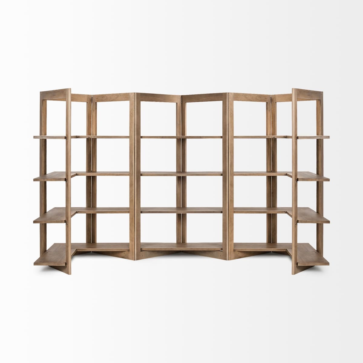Turnbull Shelving Unit Brown Wood | Corner - shelving