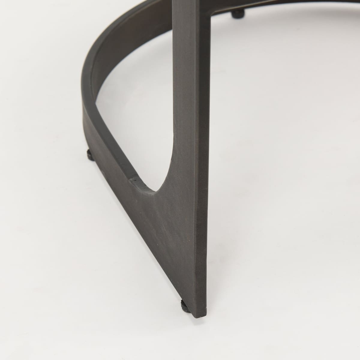 Tyson Leather Seat Bar Counter Stool Brown Leather | Black Metal | Bar - bar-stools