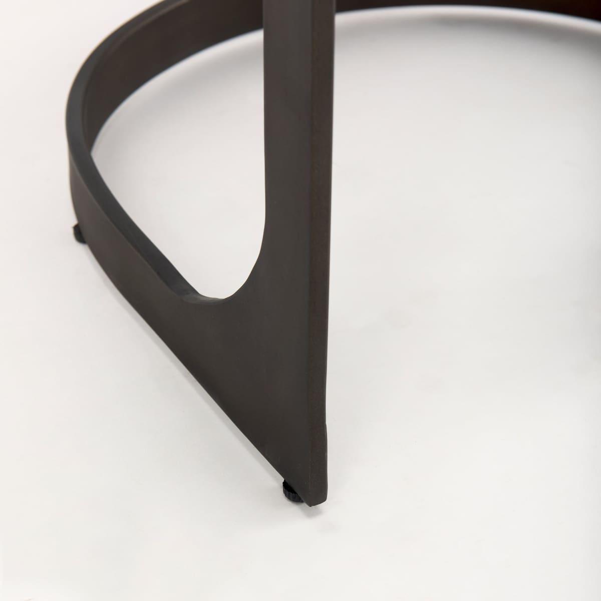 Tyson Upholstered Seat Bar Counter Stool Brown/Gray Suede | Black Metal | Bar - bar-stools
