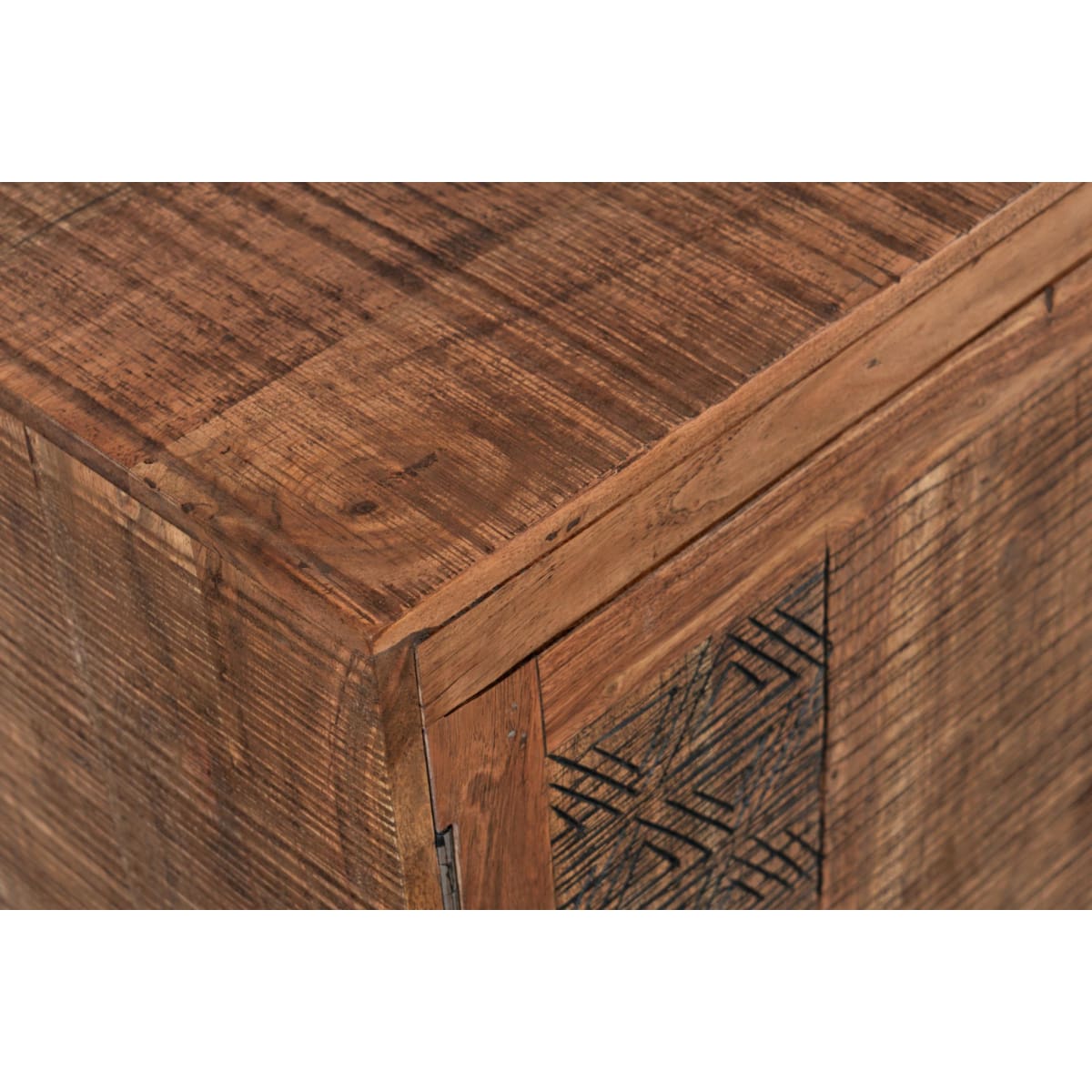 Urban Village 2 Door Accent Chest - 57X14X33 - accent cabinet