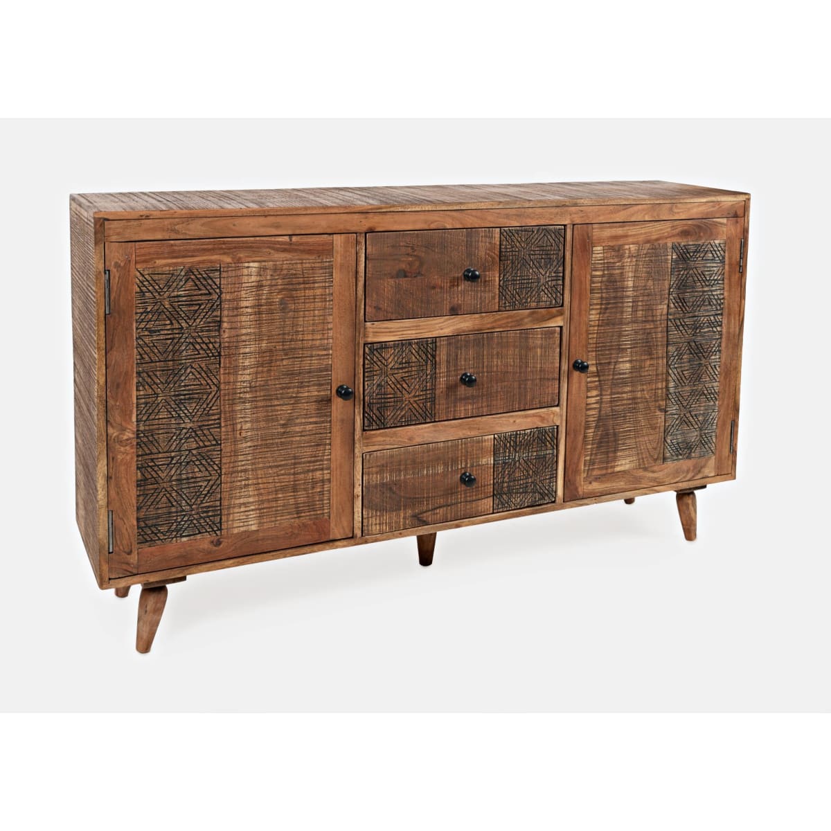 Urban Village 2 Door Accent Chest - 57X14X33 - accent cabinet