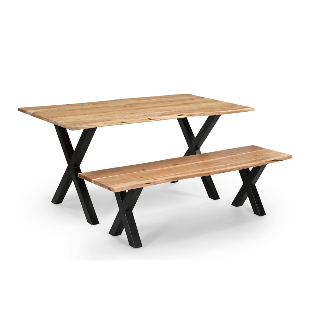 Venice Live Edge Dining Table - 160*90*77 - dining-table