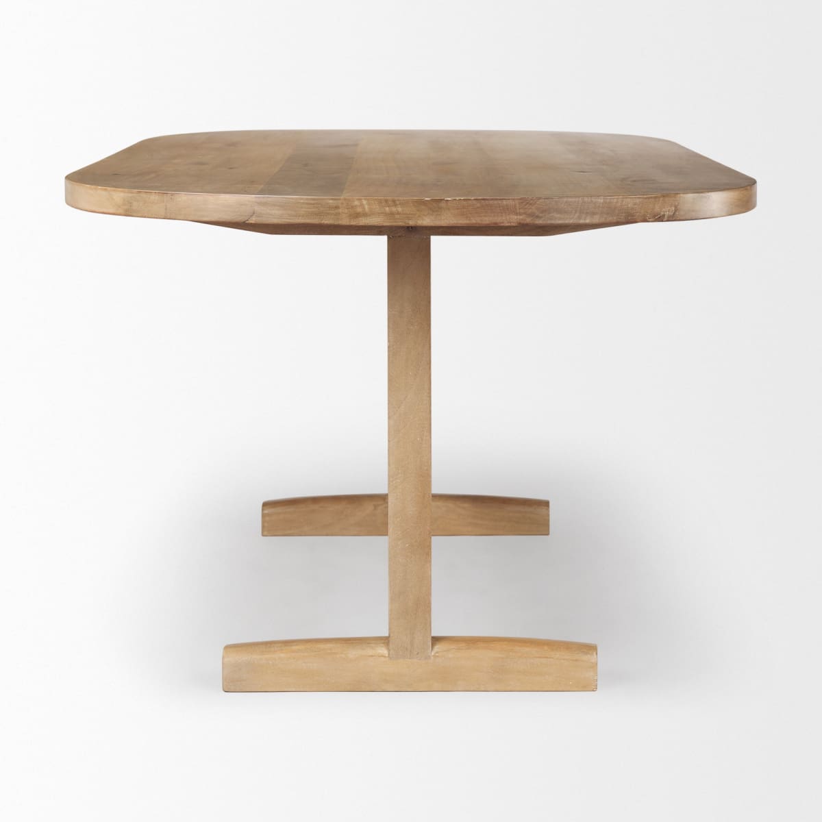 Viktor Dining Table Light Brown Wood | 84L - dining-table