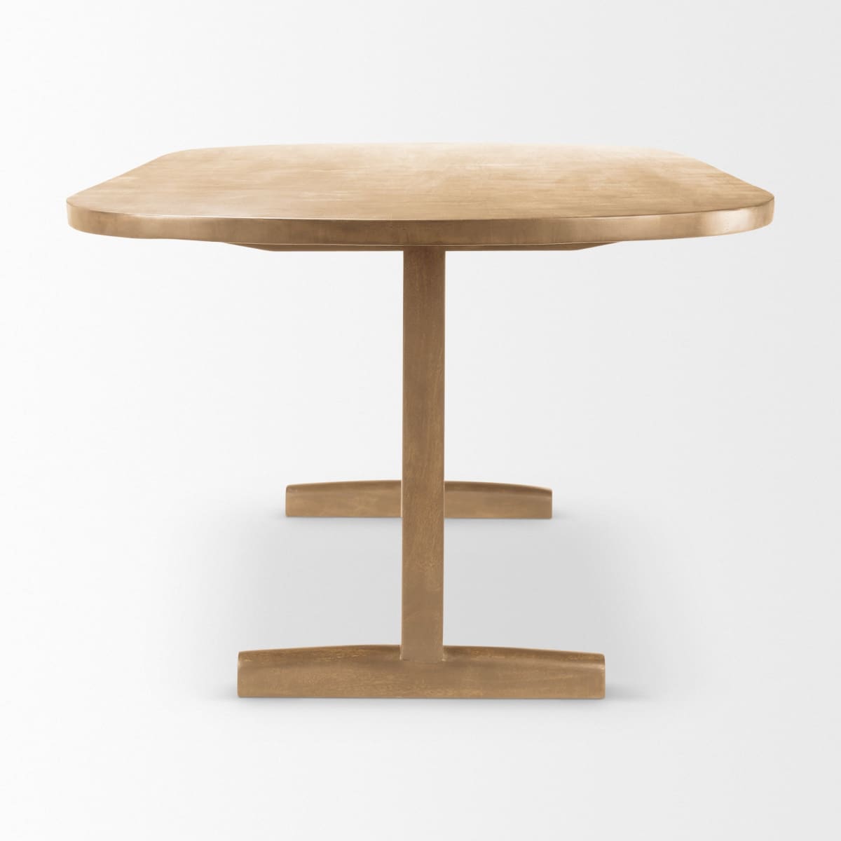 Viktor Dining Table Light Brown Wood | 94L - dining-table