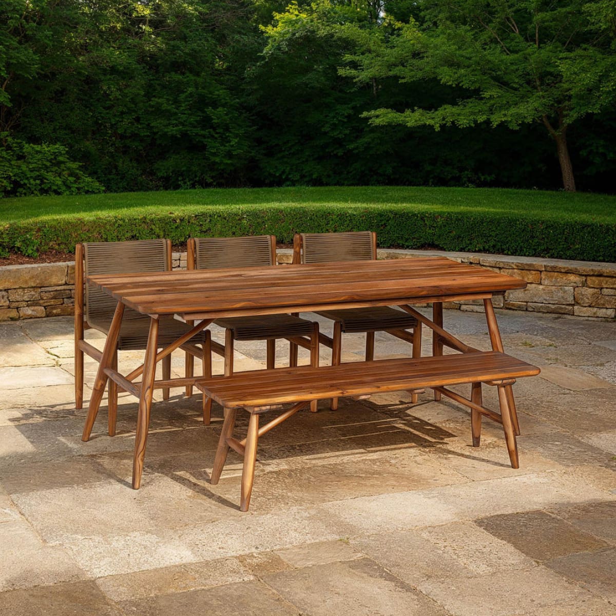 Vineyard Outdoor - Dining Bench - lh-import-dining-benches