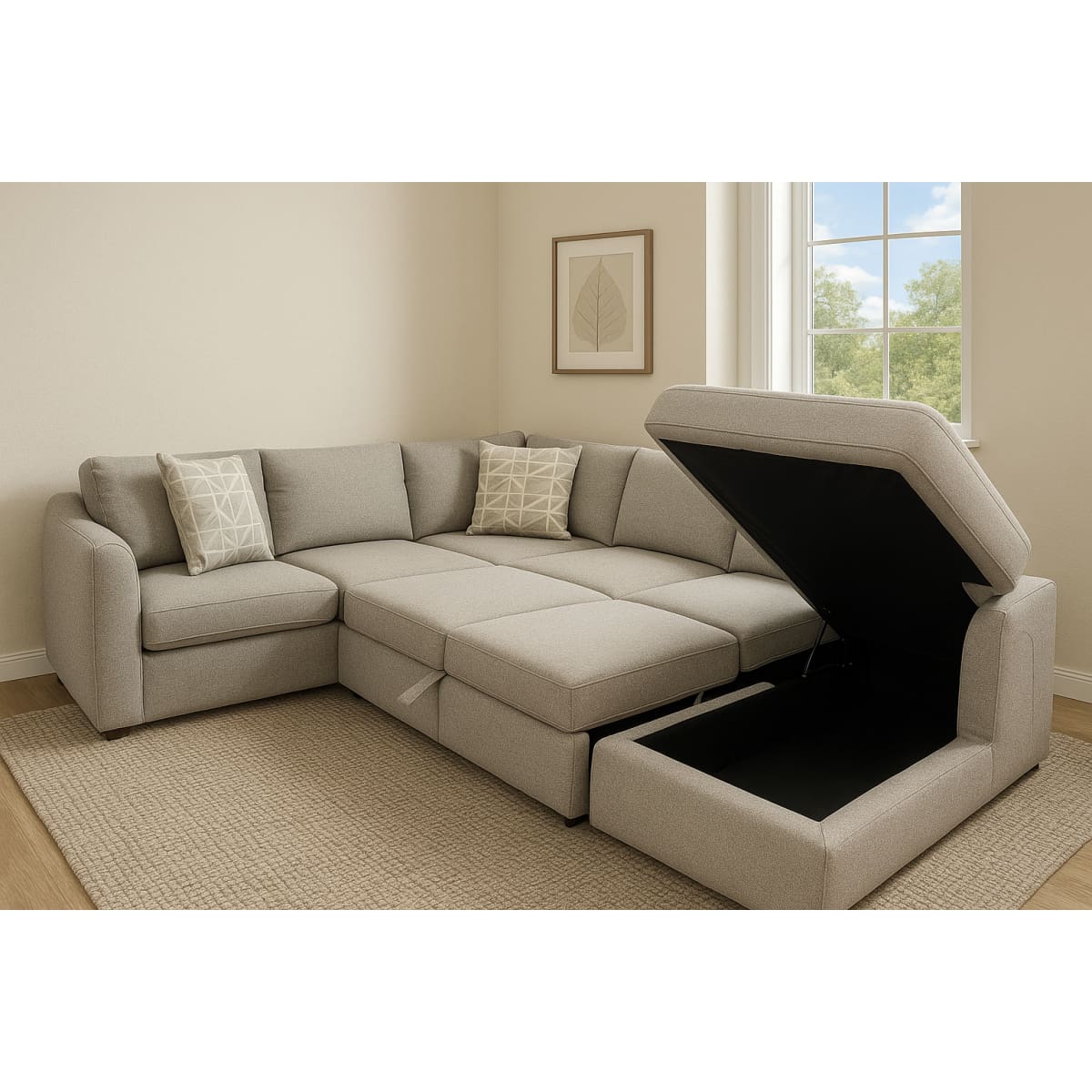 Viper Sectional with Pullout Bed - Sectional
