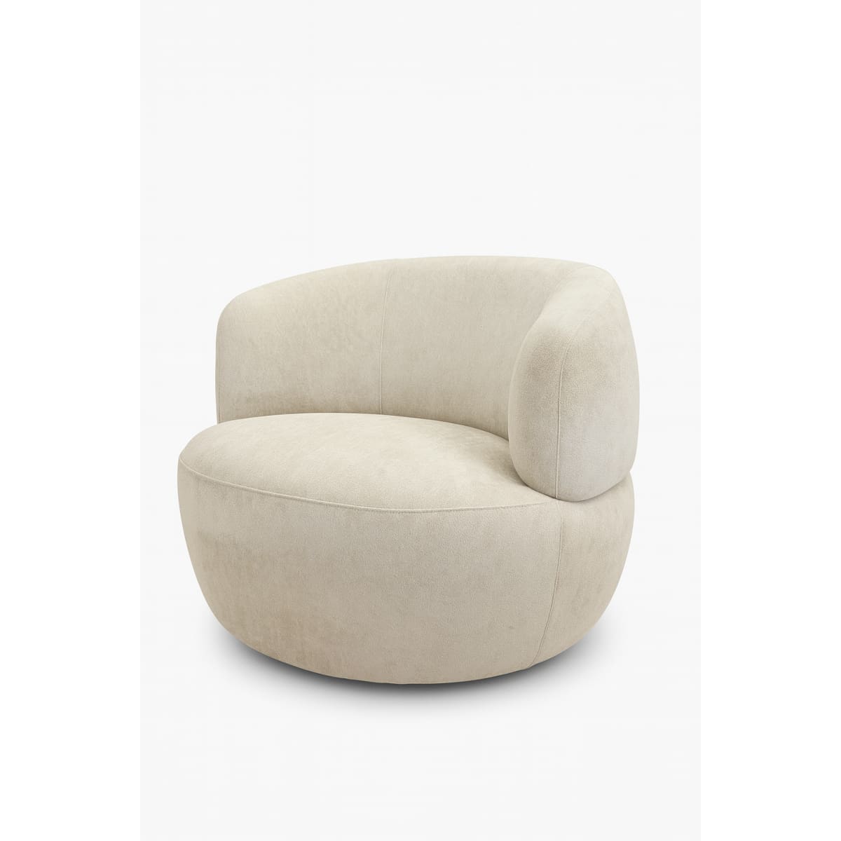 Wade Swivel Accent Chair-Cream - accent chair