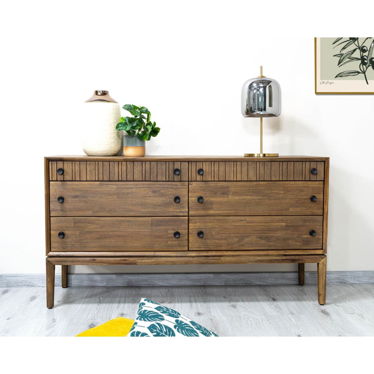 West Dresser 6 Drawers - lh-import-dressers