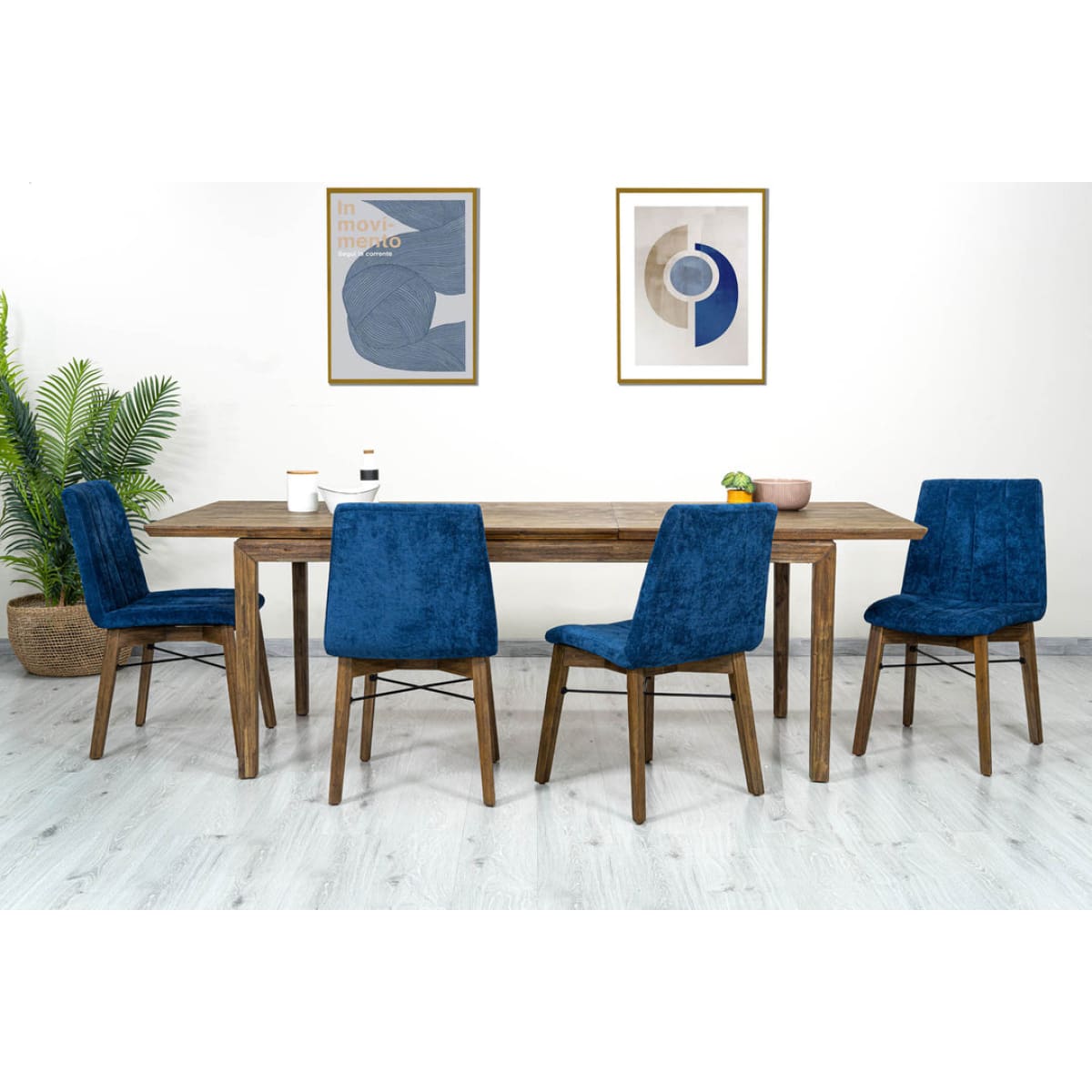 West Extension Dining Table (71’’/ 91’’) - lh-import-dining-tables