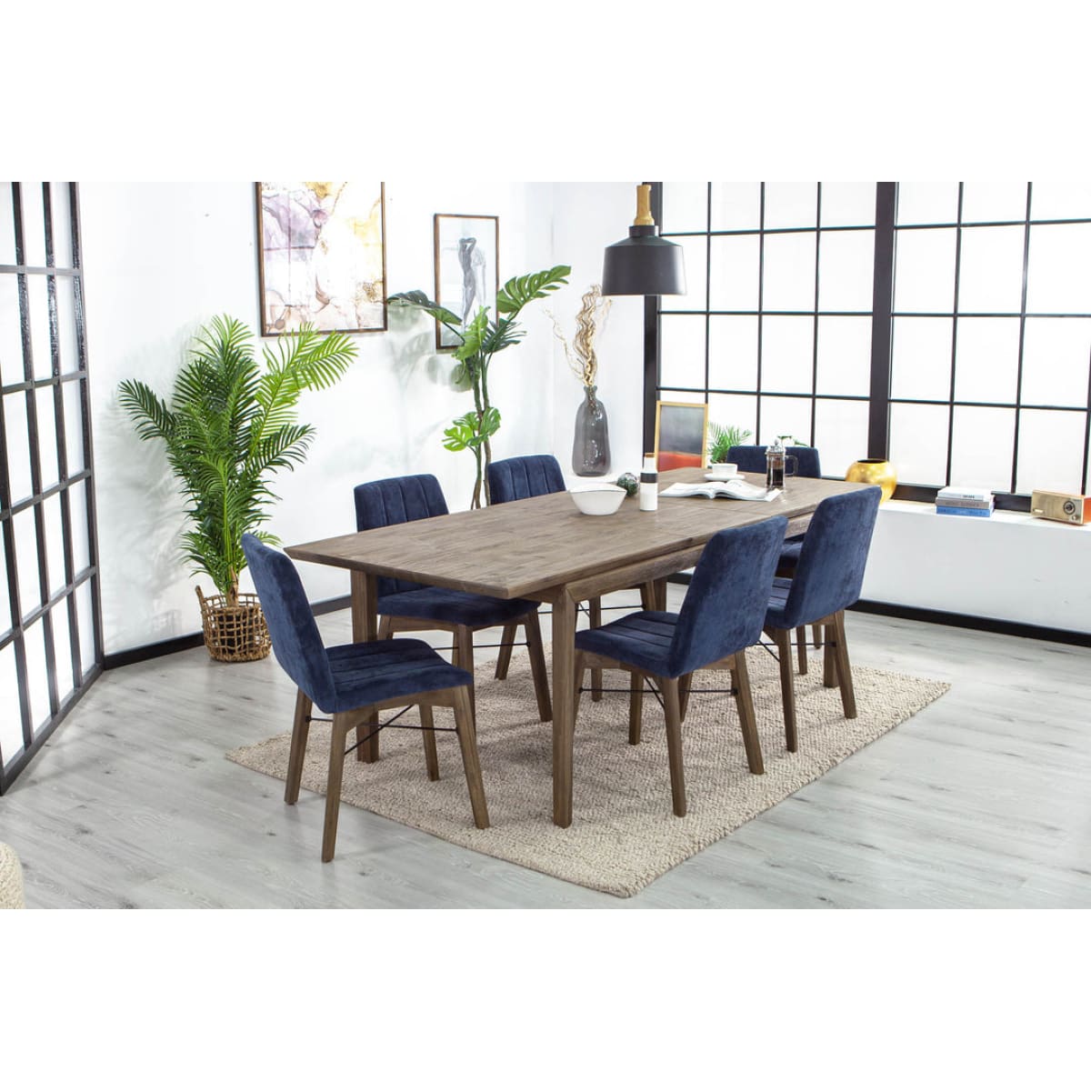 West Extension Dining Table (71’’/ 91’’) - lh-import-dining-tables
