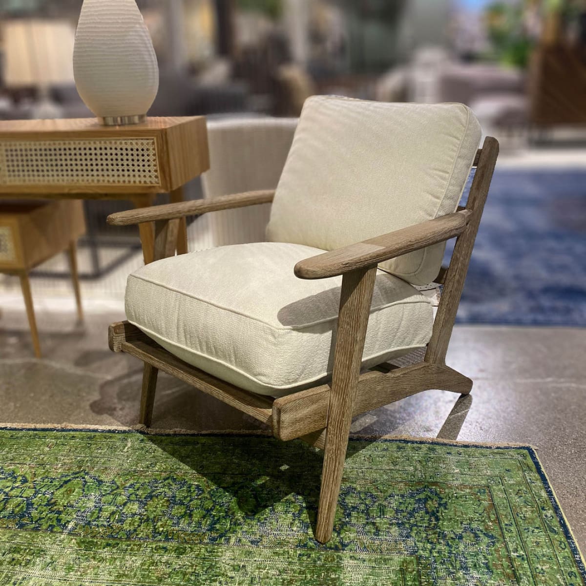 Yale Arm Chair - Performance White - lh-import-accent-club-chairs