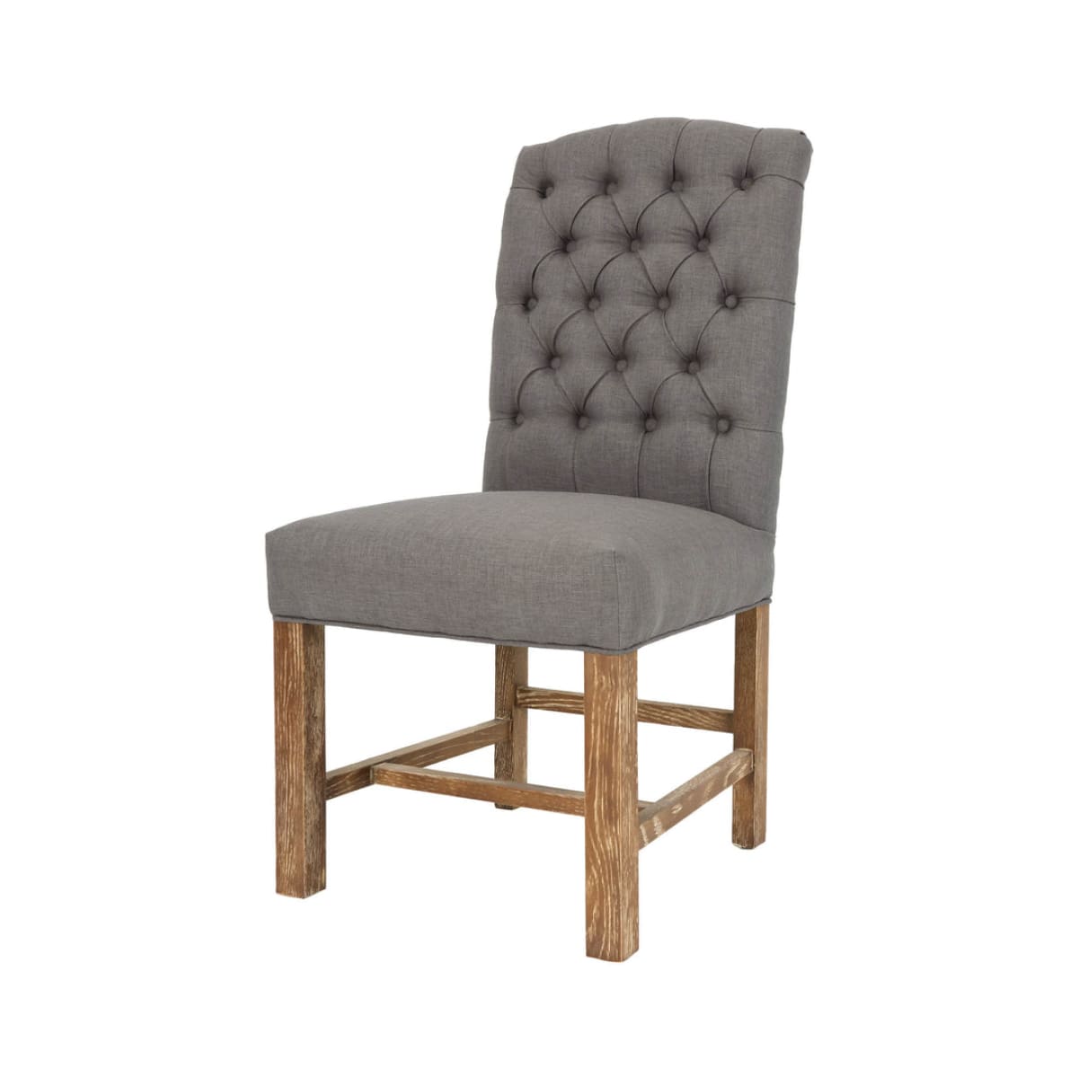 York Dining Chair - Charcoal Grey & Natural Legs - lh-import-dining-chairs