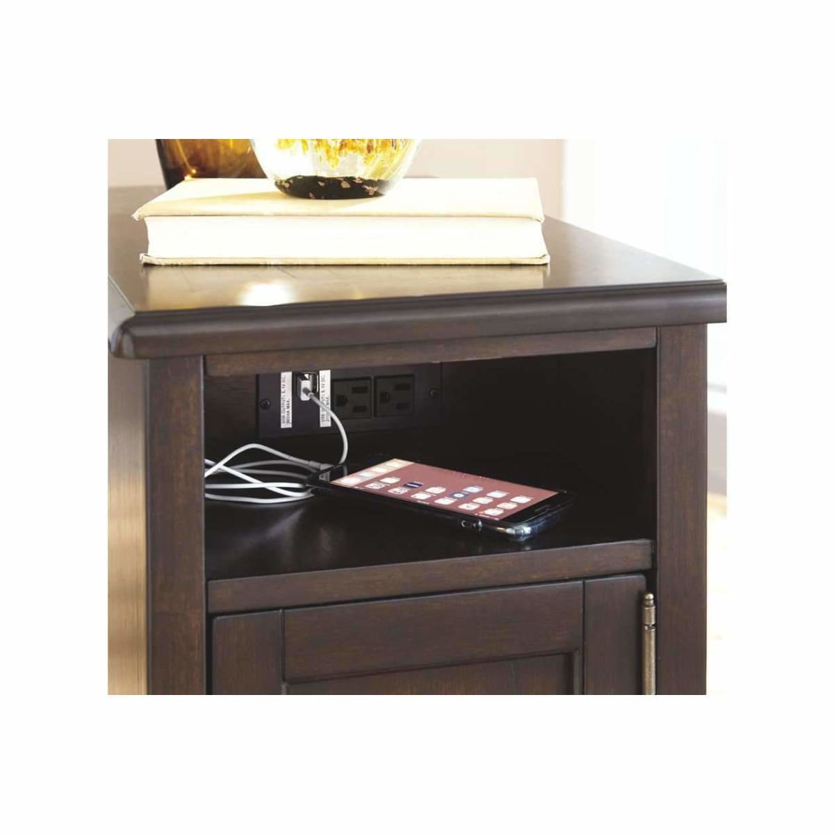 Barilanni Chairside End Table - END TABLE/SIDE TABLE