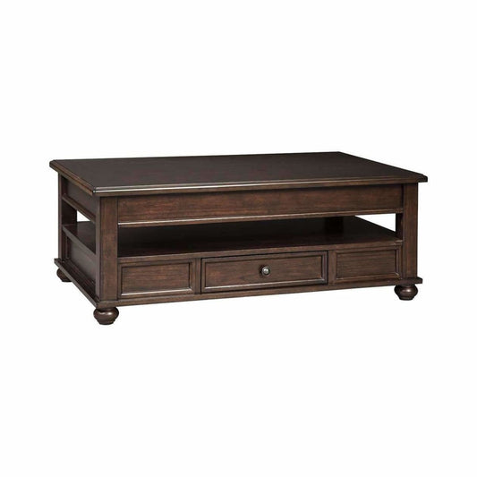 Barilanni Coffee Table with Lift Top - COFFEE TABLE