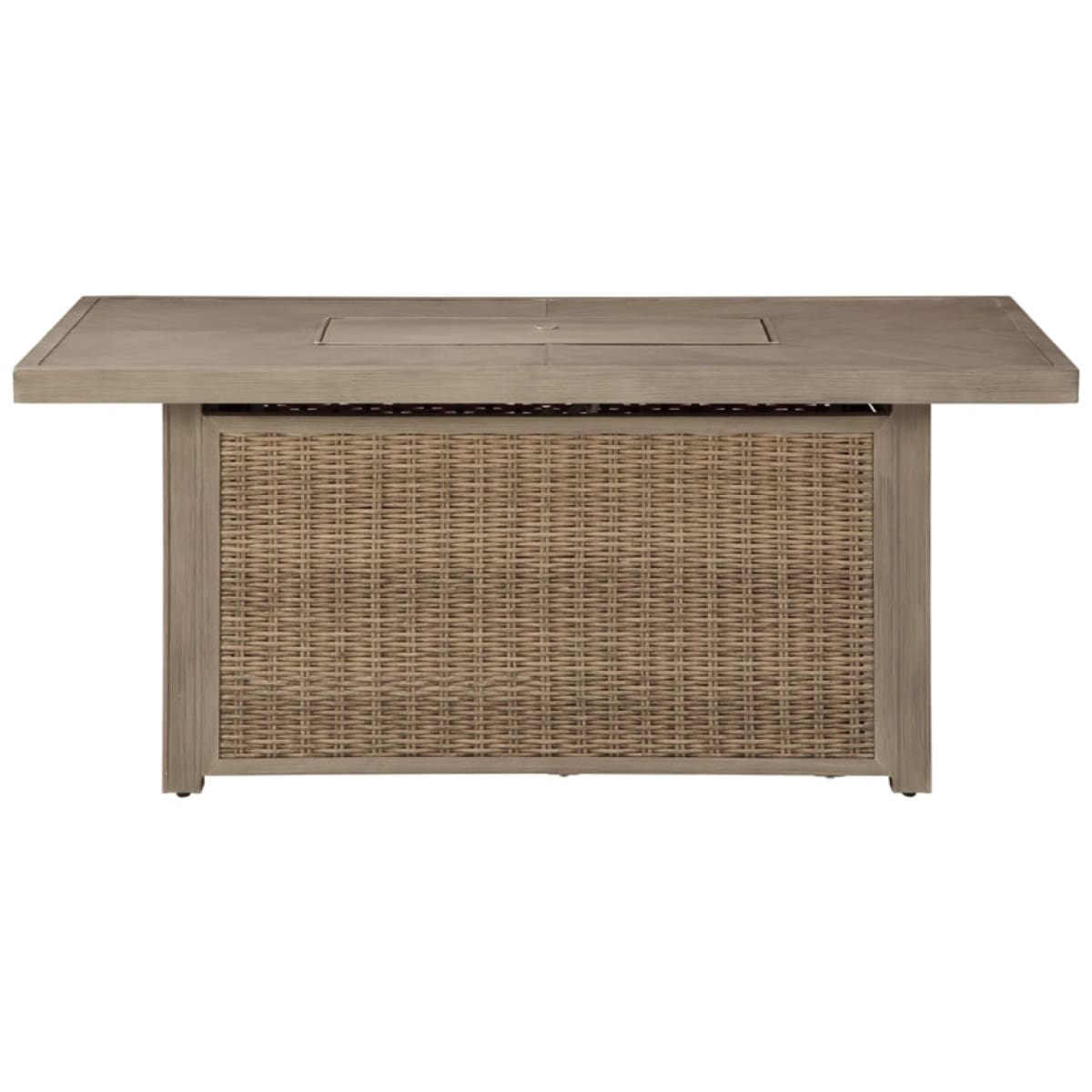 Beachcroft Fire Pit Table - 30 W x 57.88 D x 25.13 H - Outdoor Sofa