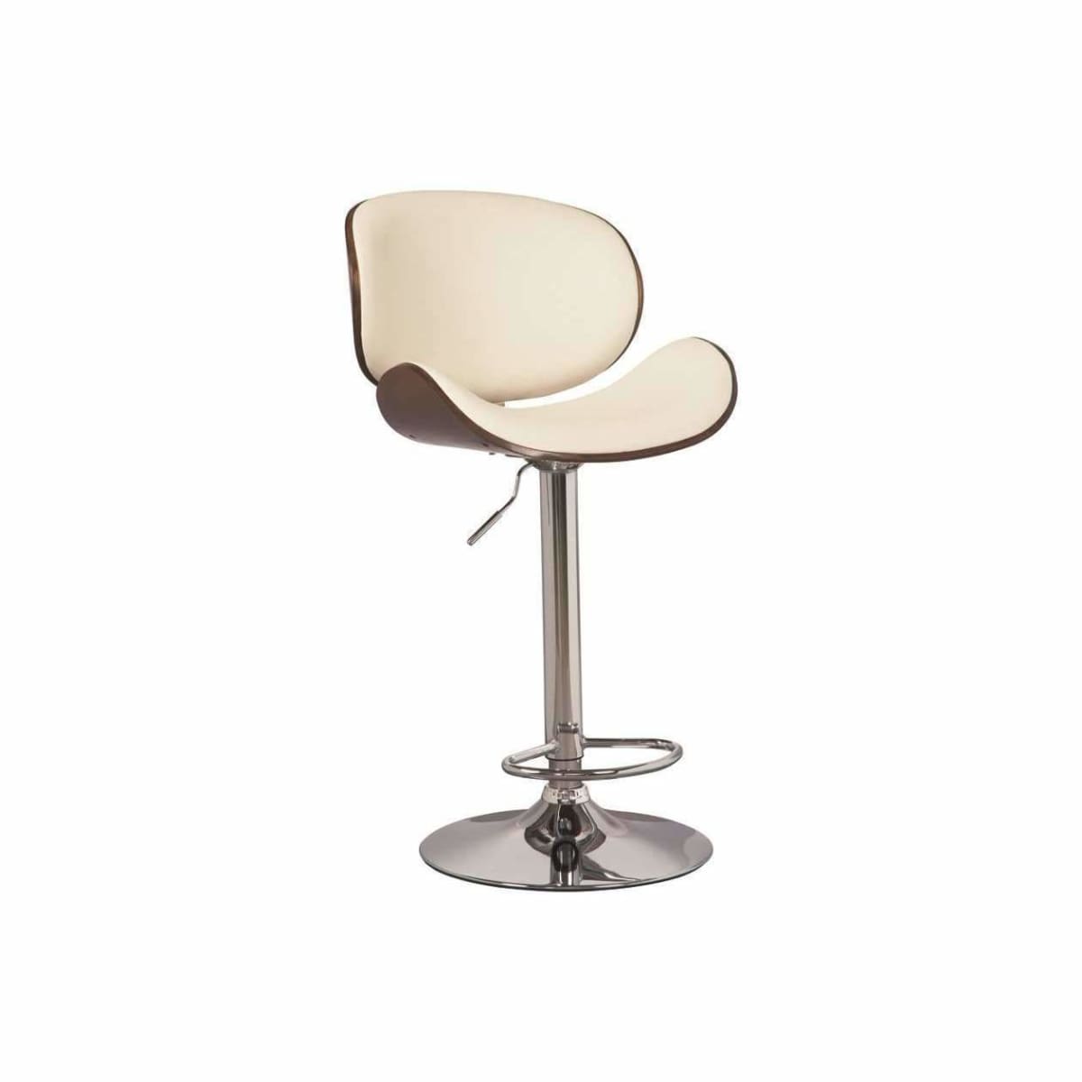 Bellatier Wood Finish Bar Height Bar Stool(Bone) - BAR STOOL