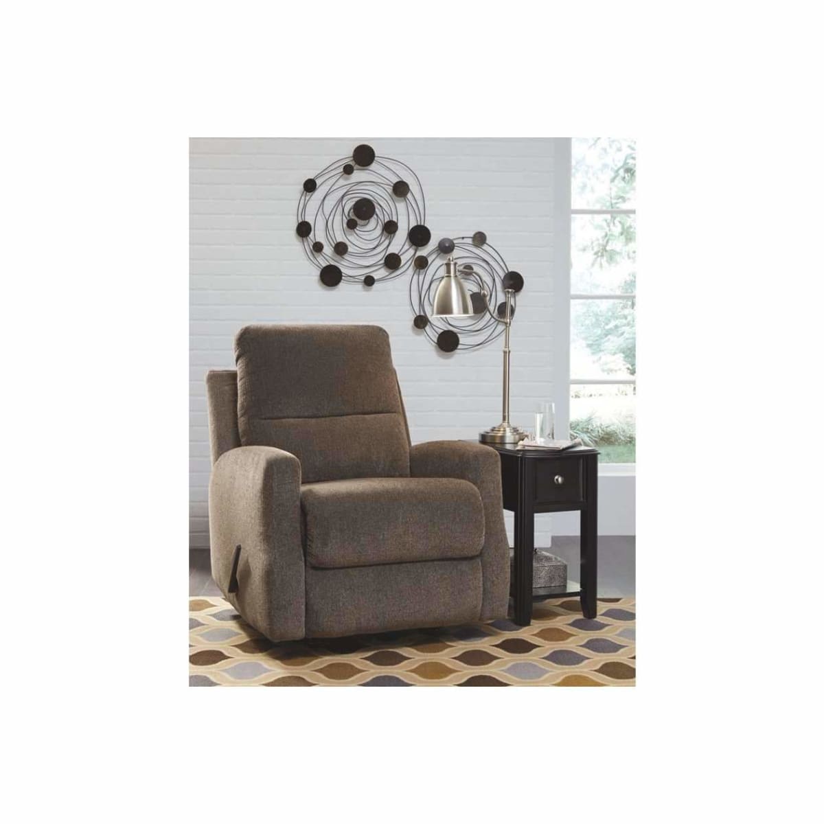 Breegin Chairside Black End Table - END TABLE/SIDE TABLE